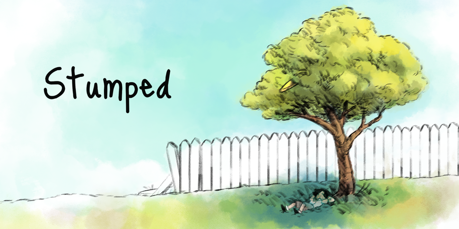 A calming, interactive short story about a boy and a tree who steals his frisbee. 